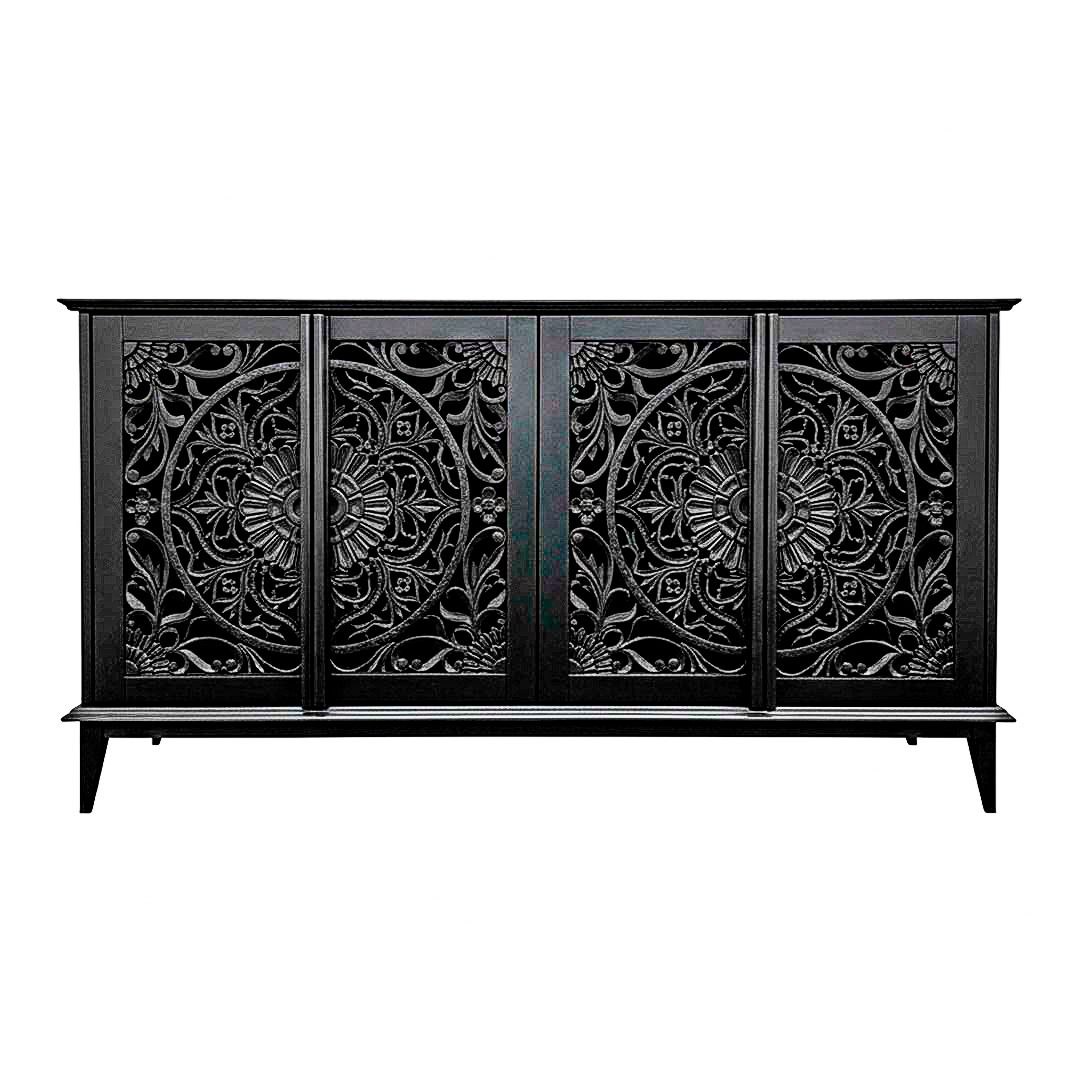 купить дизайнерскую тумбу из массива MH_135 Black