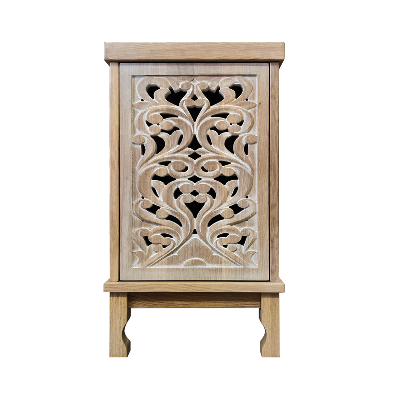 фото дизайнерской прикроватной тумбы из массива MH_184