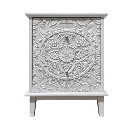 фото дизайнерской прикроватной тумбы из массива MH_103-18