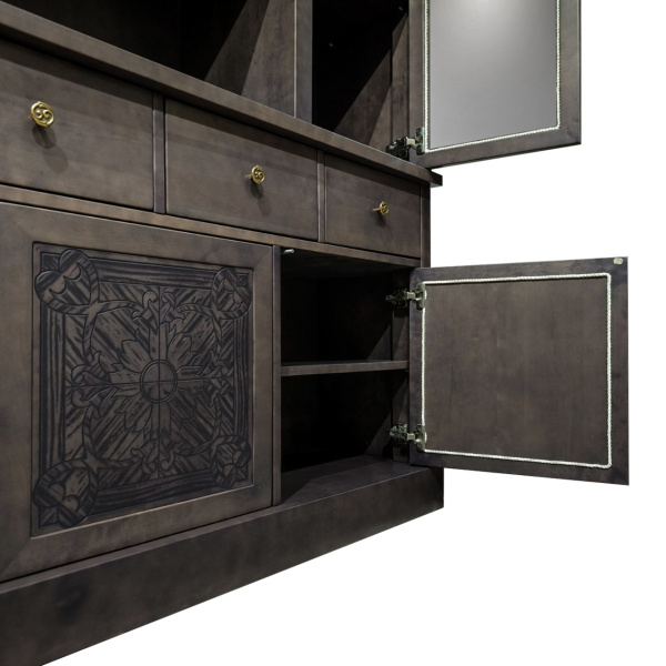 купить дизайнерский шкаф из массива MH_311