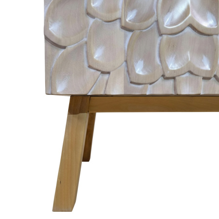 фото дизайнерской прикроватной тумбы из массива MH_178-10