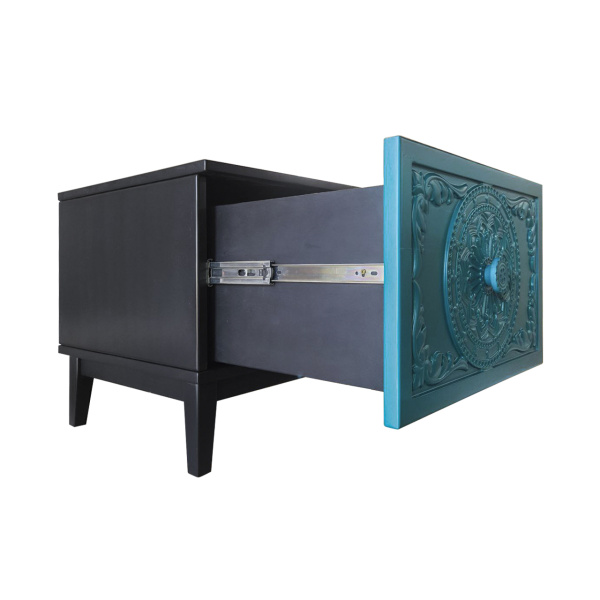фото дизайнерской прикроватной тумбы из массива MH_145 Mini 3