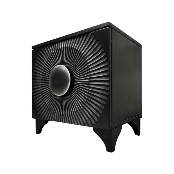 фото дизайнерской прикроватной тумбы из массива MH_194-8