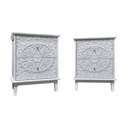 фото дизайнерской прикроватной тумбы из массива MH_103-18