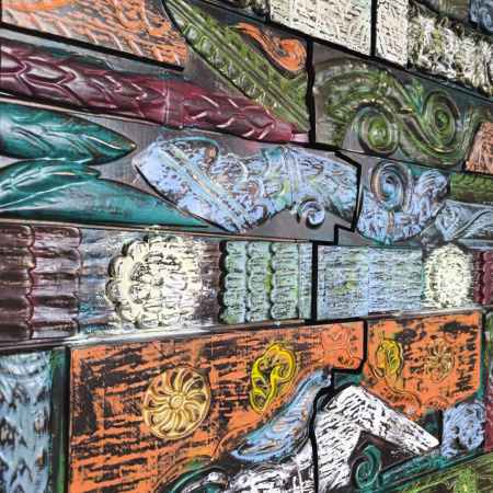 купить дизайнерский шкаф из массива MH_390-4