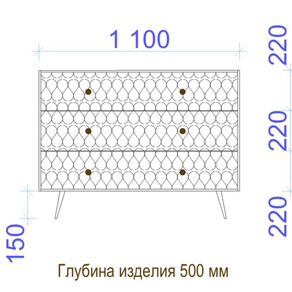 фото дизайнерской прикроватной тумбы из массива MH_18