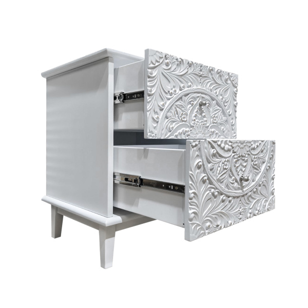 фото дизайнерской прикроватной тумбы из массива MH_103-18