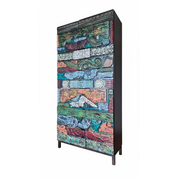 купить дизайнерский шкаф из массива MH_390-4