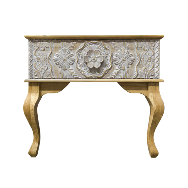 фото дизайнерской прикроватной тумбы из массива MH_10-8