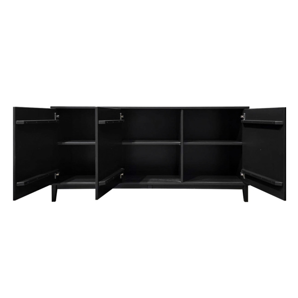 купить дизайнерскую тумбу из массива MH_145 Black 2