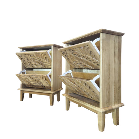 фото дизайнерской прикроватной тумбы из массива MH_175-7