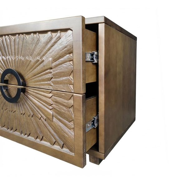 фото дизайнерской прикроватной тумбы из массива MH_17-4