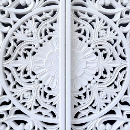 купить дизайнерскую тумбу из массива MH_135 White