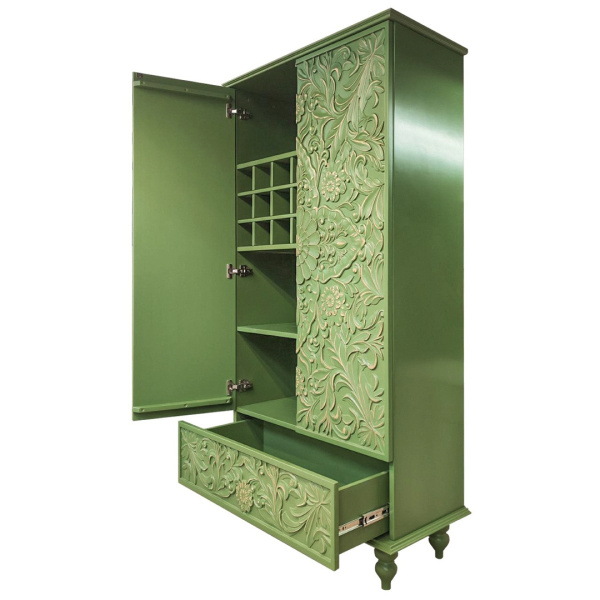 купить дизайнерский шкаф из массива MH_310 Green