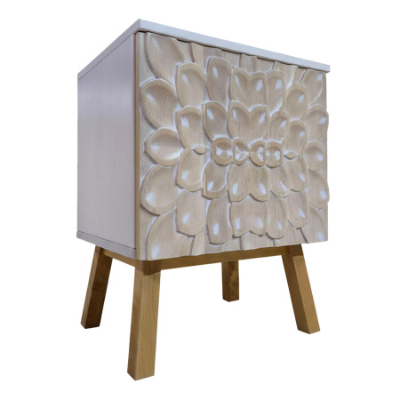 фото дизайнерской прикроватной тумбы из массива MH_178-10