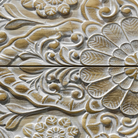 фото дизайнерской прикроватной тумбы из массива MH_110-1