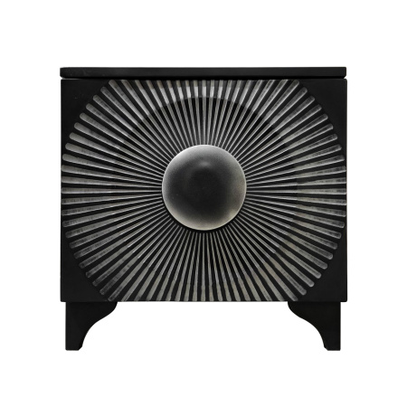 фото дизайнерской прикроватной тумбы из массива MH_194-8