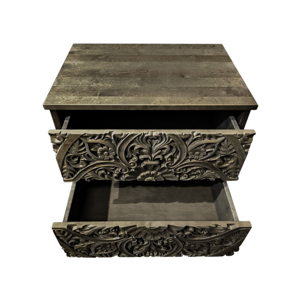 фото дизайнерской прикроватной тумбы из массива MH_103-10