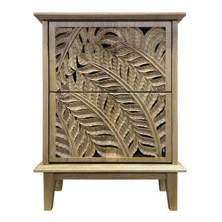 фото дизайнерской прикроватной тумбы из массива MH_175-7